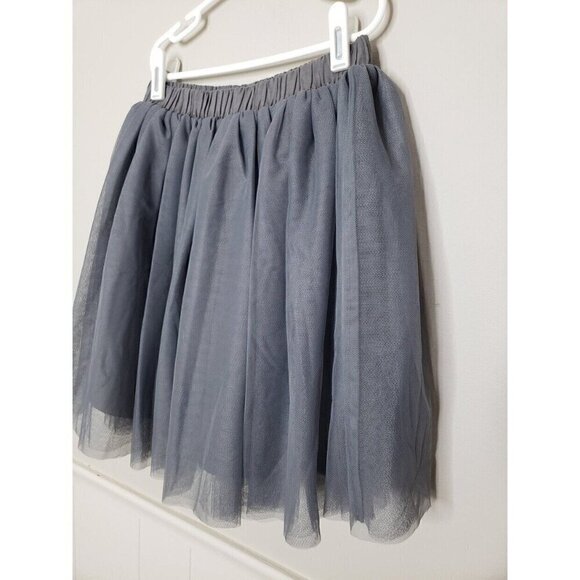 PRIMARY Grey Tulle Skirt - Picture 2 of 3